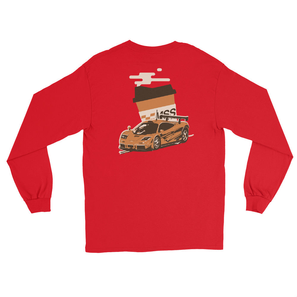 Pumpkin Spice F1 Long Sleeve Shirt - moreraspeedshop jdm streetwear  